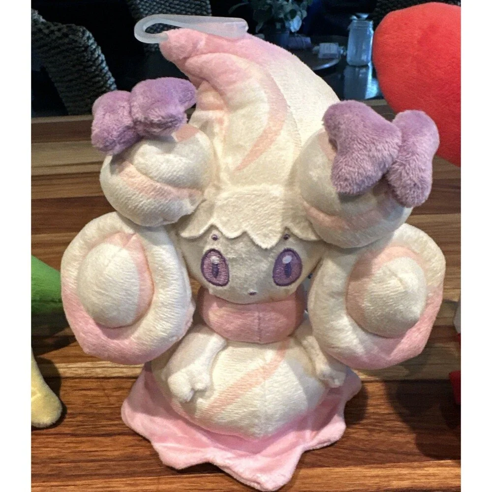 Sanei Pokemon All Star Collection Bellossom Plusle Alcremie Ruby Ribbon Plush